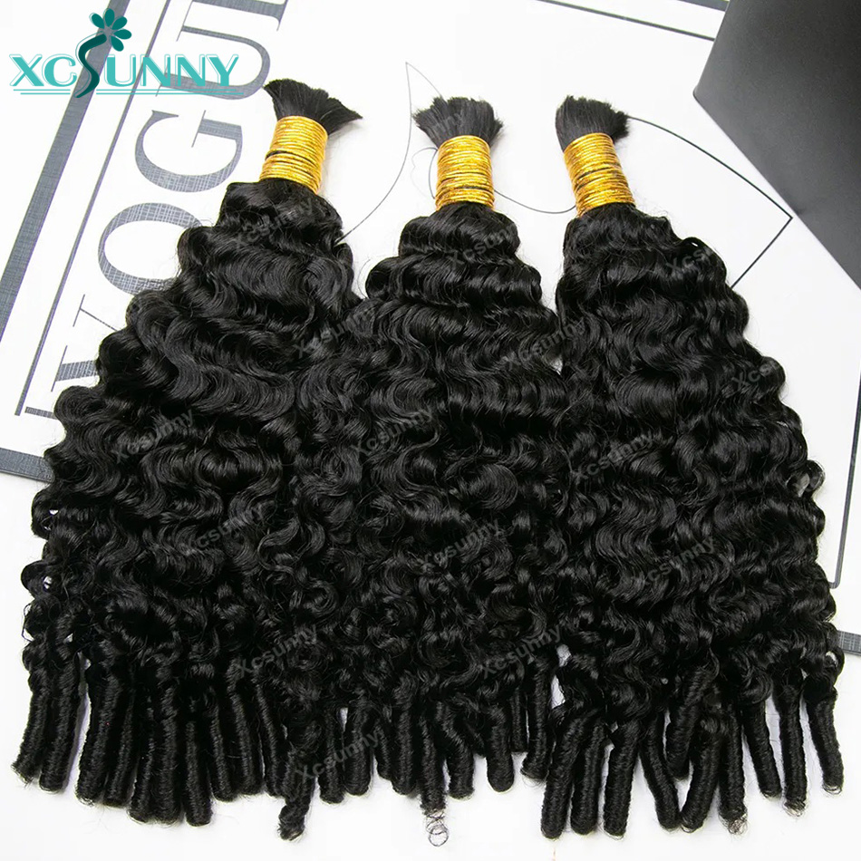 Water Wave Bulk Human Hair For Braiding - Волнистые косы бохо из натуральных волос,
