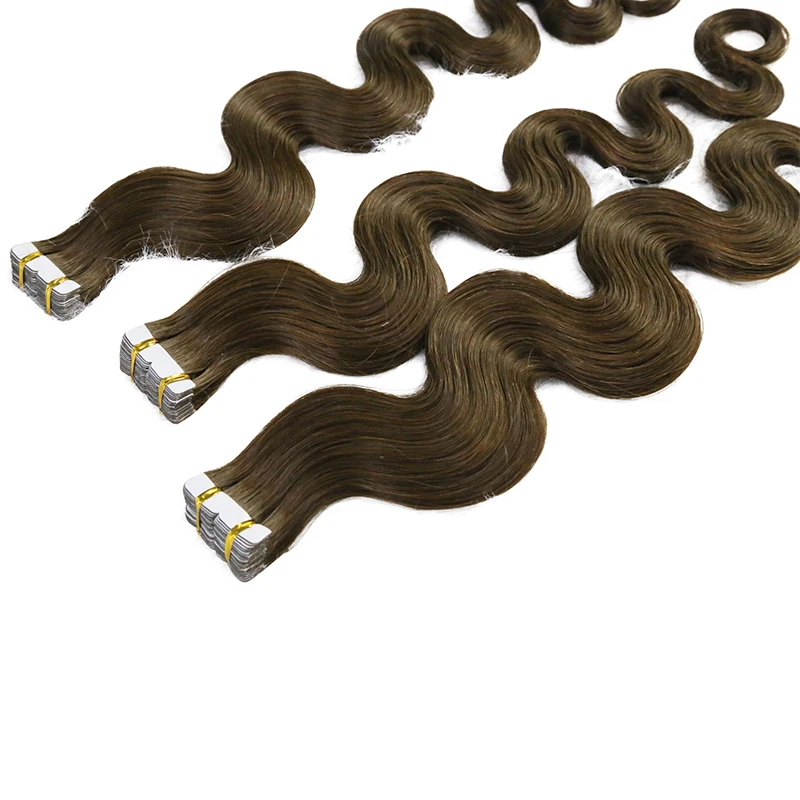 Накладные волосы из натуральны – обзор и цена Invisible Tape In Extensions Real Hair