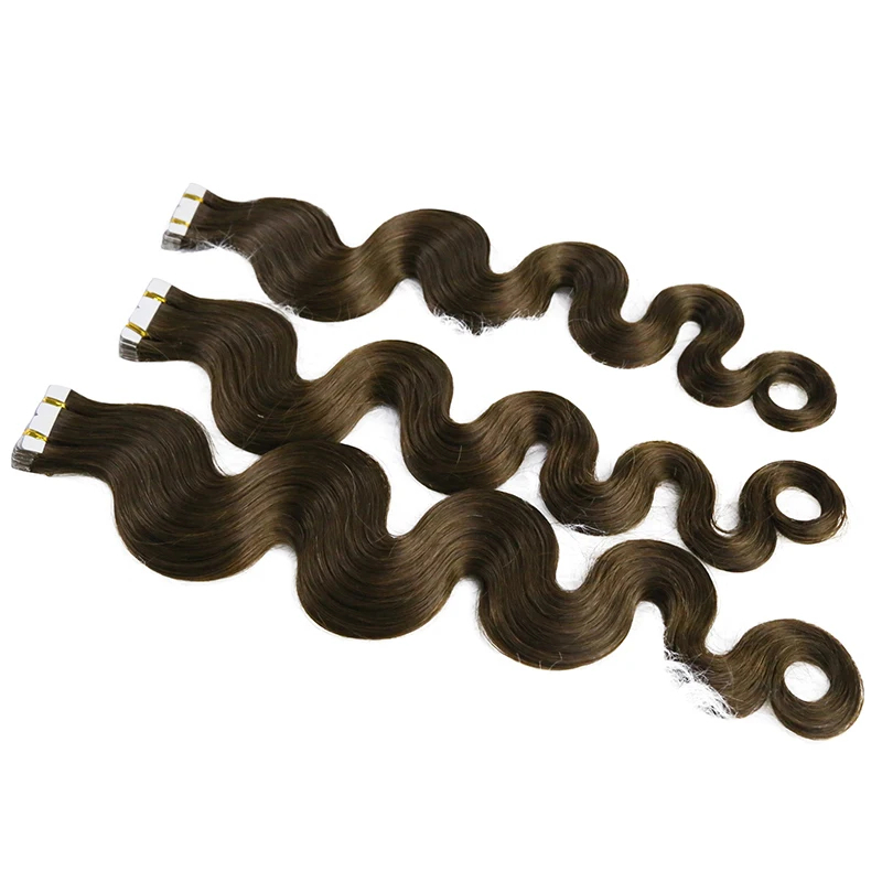 Накладные волосы из натуральны – обзор и цена Invisible Tape In Extensions Real Hair