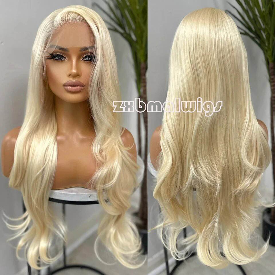 Синтетический парик из термост – обзор и цена 613 Blonde Body Wave Lace Front Wig