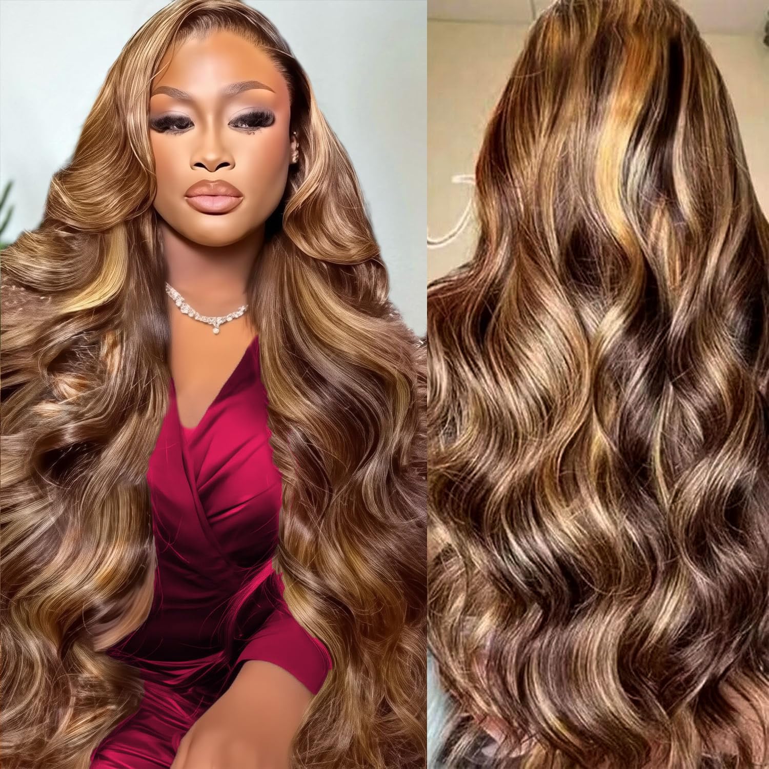 HD Highlight 46 дюймов, 13x4,  – обзор и цена Human Hair Wigs