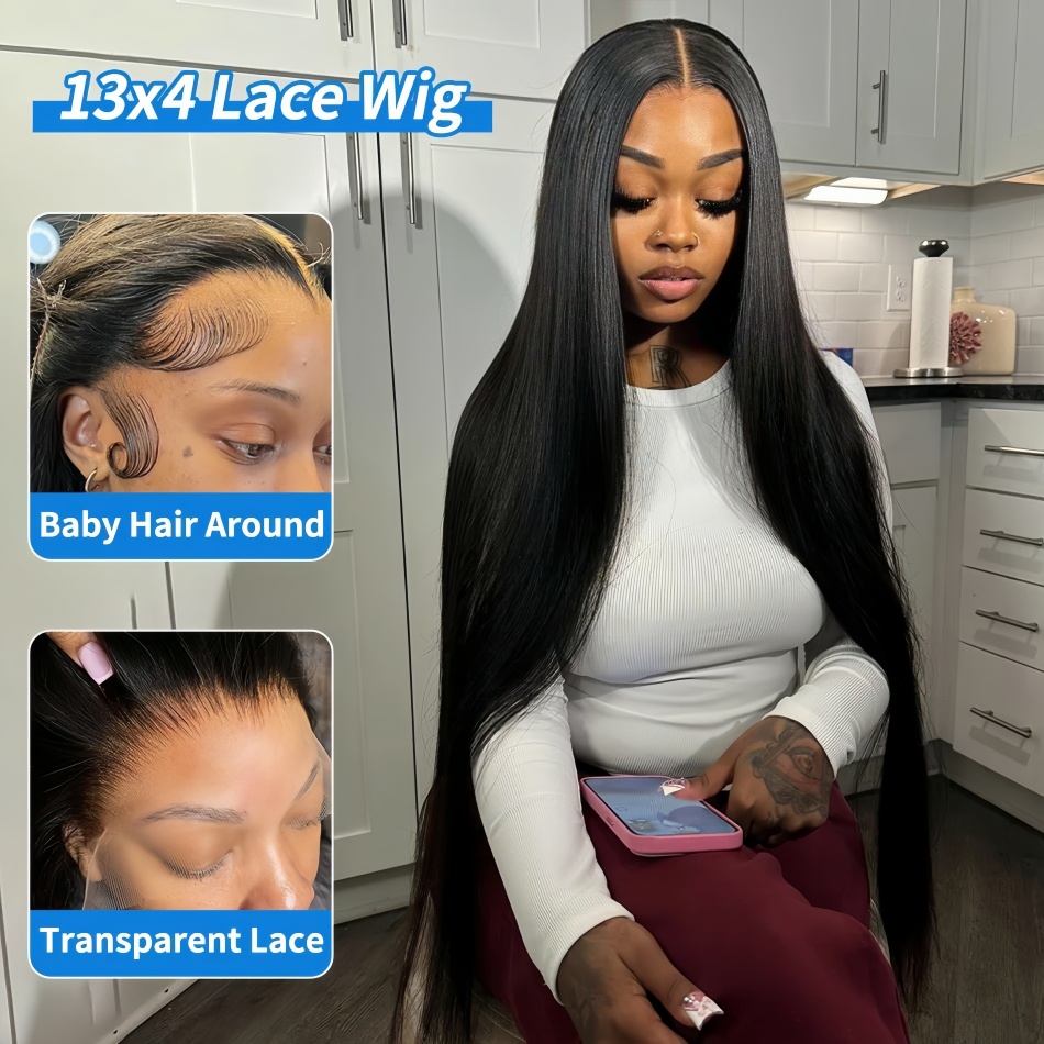 Прямые парики из натуральных ч – обзор и цена Hd Lace Frontal Wig Human Hair Pre Plucked