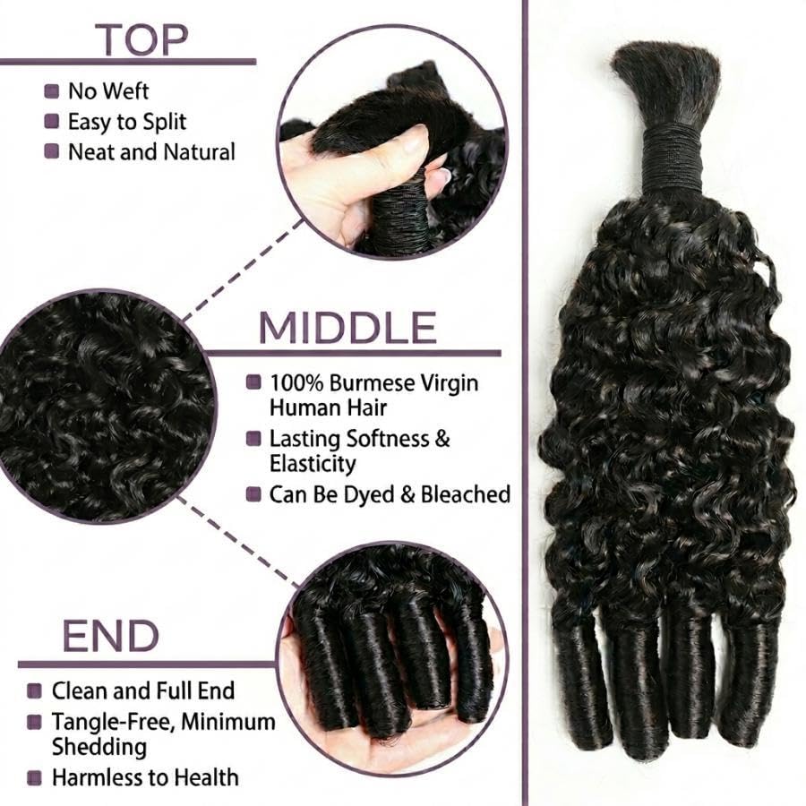 Натуральные человеческие волос – обзор и цена Water Wave Bulk Human Hair For Braiding
