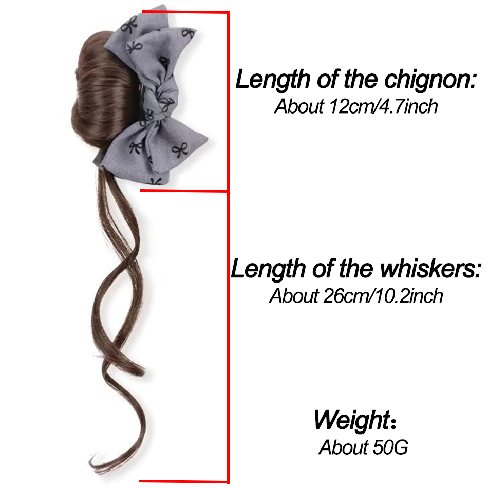 Синтетические волосы, пучок, н – обзор и цена Claw Clip Messy Bun Hair Piece
