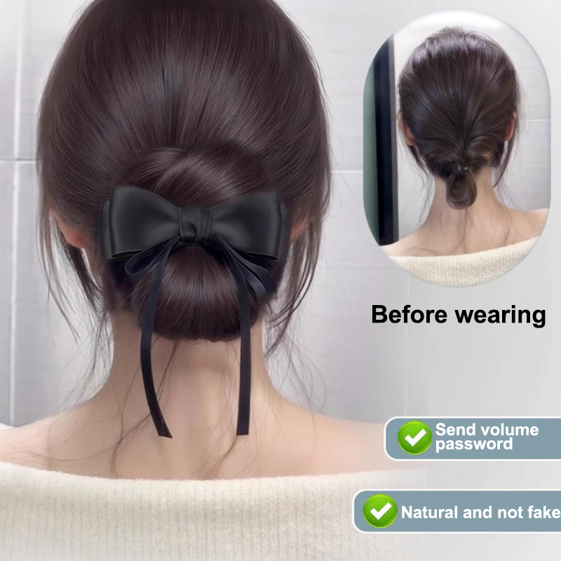 Накладной низкий пучок-шиньон  – обзор и цена Claw Clip Messy Bun Hair Piece