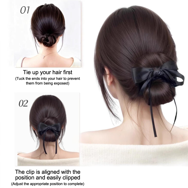 Накладной низкий пучок-шиньон  – обзор и цена Claw Clip Messy Bun Hair Piece