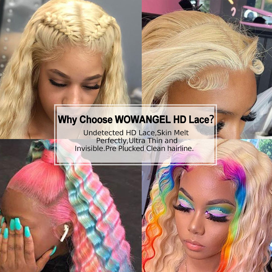 Wow Angel Real HD Lace Frontal – обзор и цена 613 Blonde Body Wave Lace Front Wig
