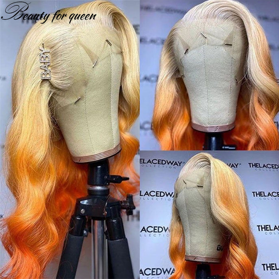 Рыжий 613 Оранжевый объемная в – обзор и цена 613 Blonde Body Wave Lace Front Wig