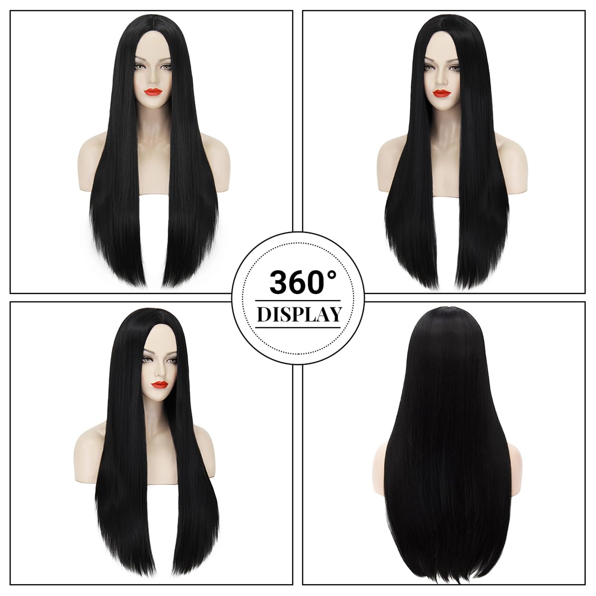 Синтетический длинный черный п – обзор и цена Synthetic Braided Wigs For Black Women