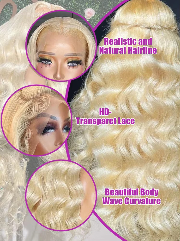 30-40 дюймов, 613 медово-русый – обзор и цена 613 Blonde Body Wave Lace Front Wig