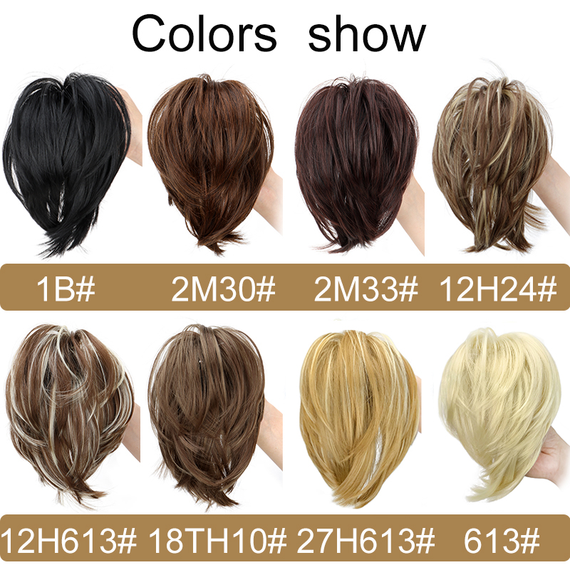 WIGSIN синтетические резинки д – обзор и цена Claw Clip Messy Bun Hair Piece