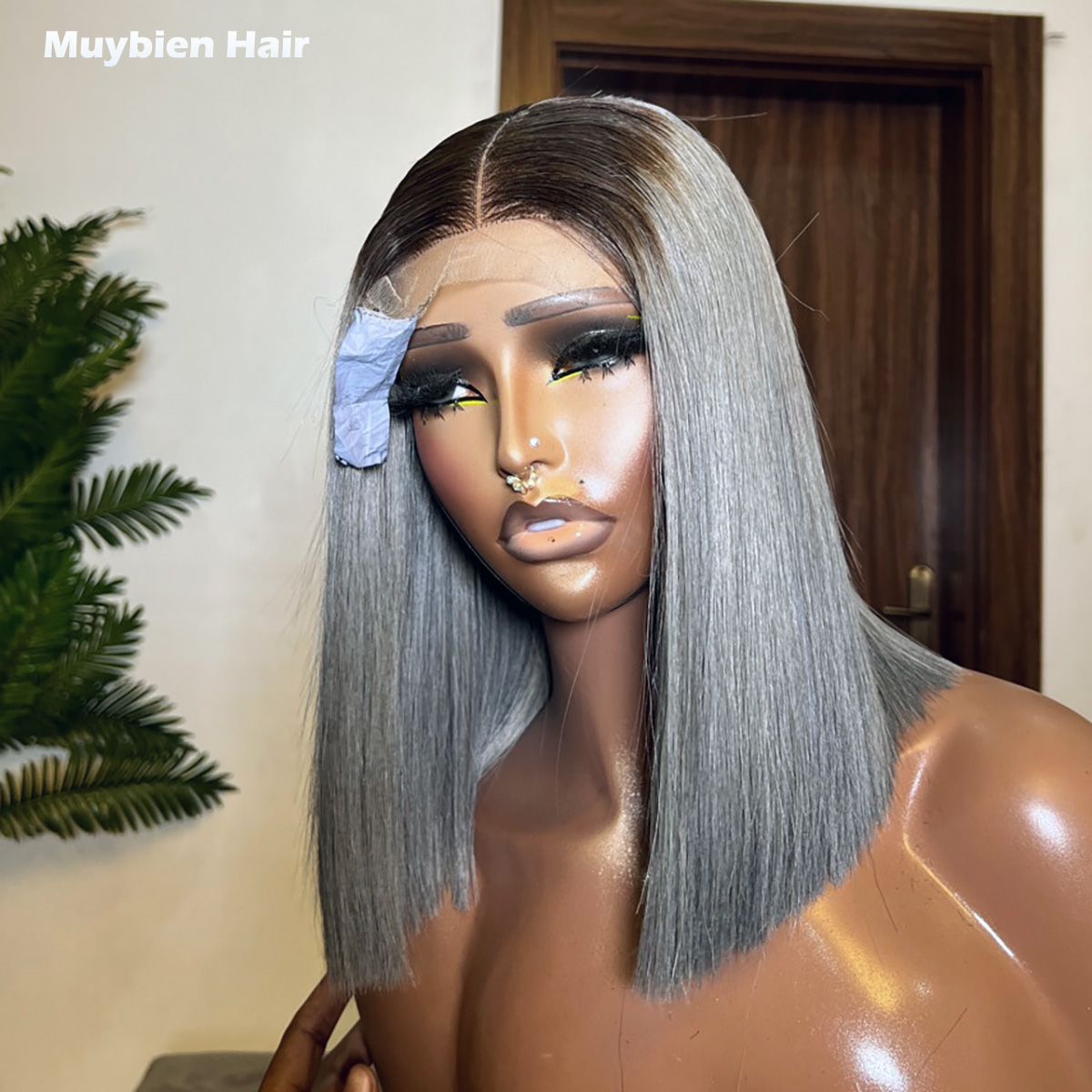 Супердлинный прямой парик-боб  – обзор и цена Glueless Wear And Go Human Hair Wig